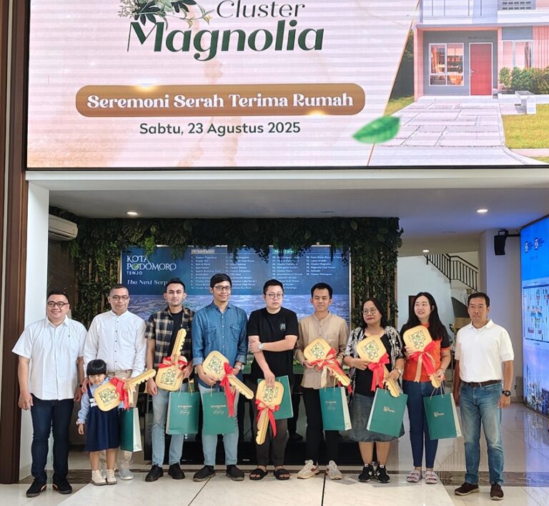 Kota Podomoro Tenjo Serahterima Cluster Magnolia Lebih Cepat