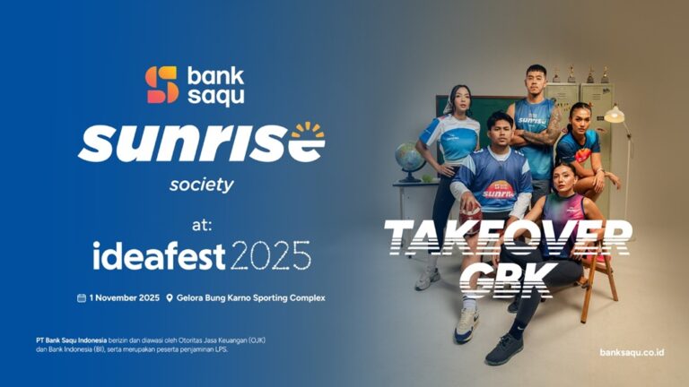 Gandeng Pevita Pearce, Bank Saqu Hidupkan Semangat “The Power of Early” di IdeaFest 2025