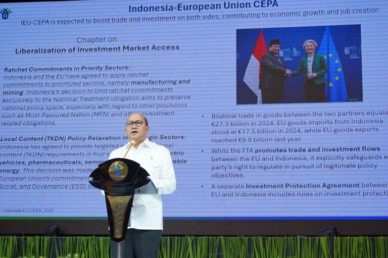 Perkuat Kemitraan untuk Investasi Berkelanjutan, EU-Indonesia Luncurkan EU Investment Desk di BKPM