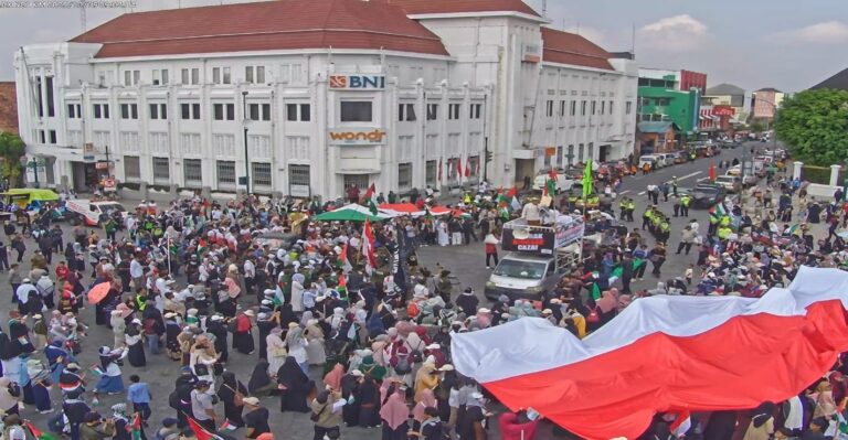 Aksi Bela Palestina FUI DIY: Damai di Indonesia untuk Palestina