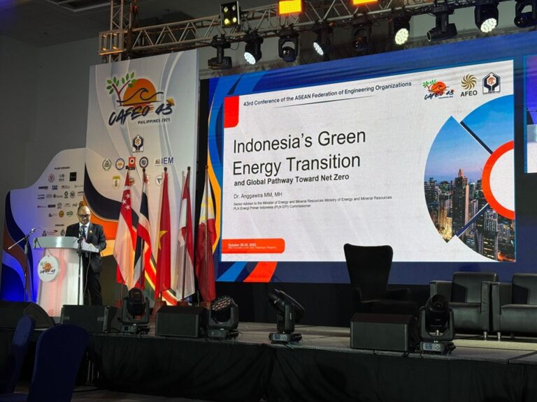 Hadiri Forum Insinyur ASEAN CAFEO 43, Anggawira Tunjukkan Komitmen Indonesia pada Net Zero 2060