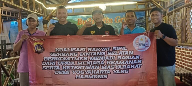 Koalisi Rakyat Sipil GBS Perkuat Sinergi dengan Polda DIY Jaga Harkamtibmas di Yogyakarta