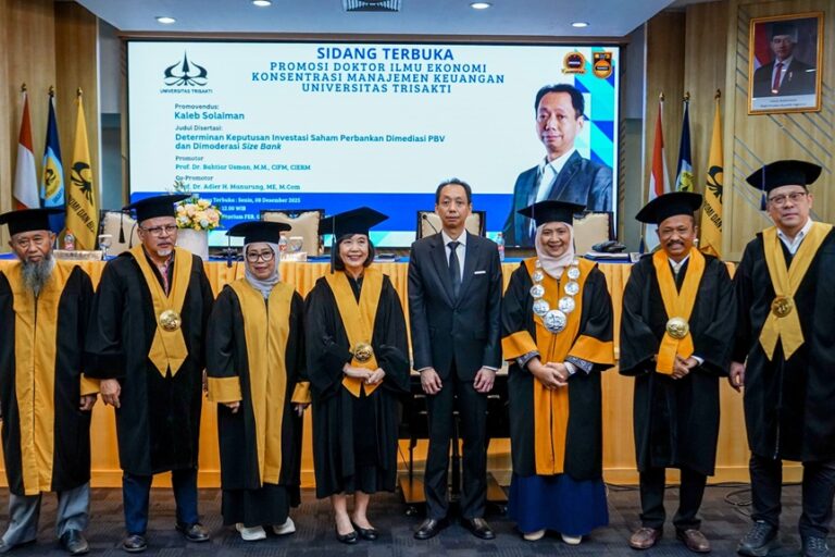 Soroti Determinan Keputusan Investasi Saham Perbankan, Group CFO VENTENY Raih Doktor Ilmu Ekonomi