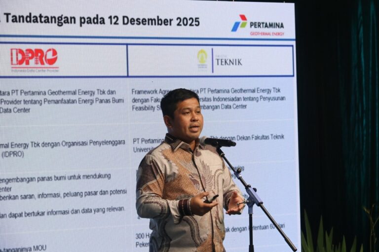 Inisiasi Industrialisasi Panas Bumi, PGE Kaji Peluang Kembangkan Green Data Center Berbasis Panas Bumi Pertama