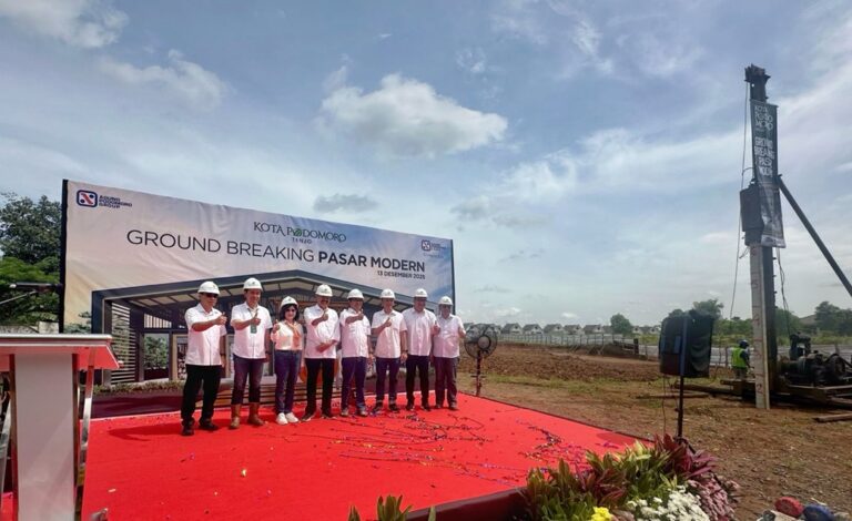 Dorong Kenyamanan Penghuni dan Pemberdayaan UMKM Lokal, Podomoro Tenjo Groundbreaking Pasar Modern
