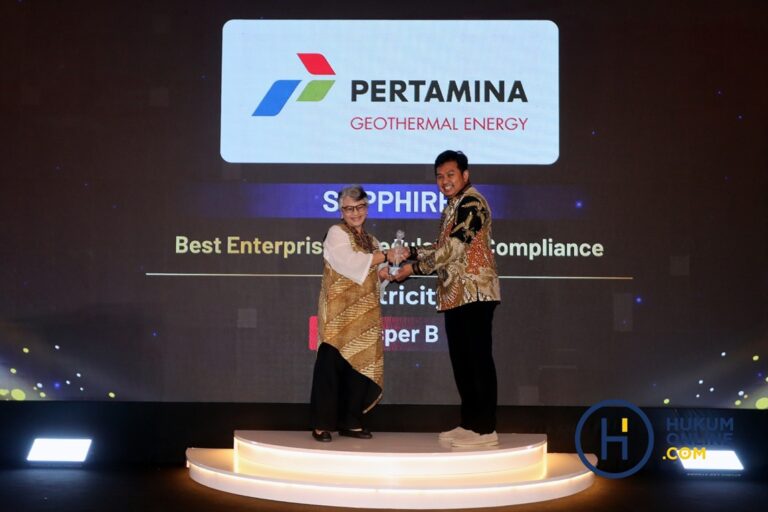 Kukuhkan Tata Kelola Pengembangan Energi Hijau, PGE Raih “Sapphire” IRCA 2026