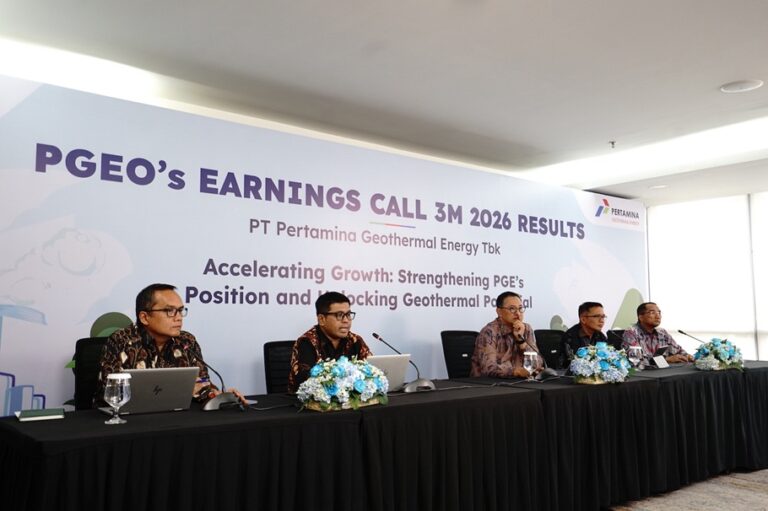 Kinerja PGE Kuartal I-2026 Positif Berkat Produksi Listrik yang Tumbuh 15 Persen