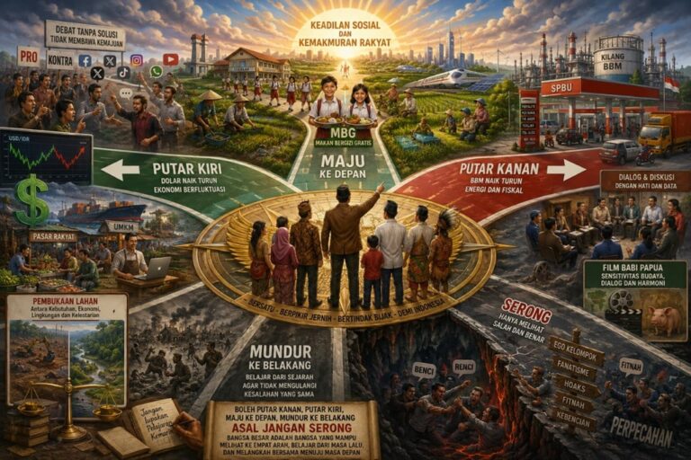 Putar Kanan, Putar Kiri, Maju ke Depan, Mundur ke Belakang — Asal Jangan Serong