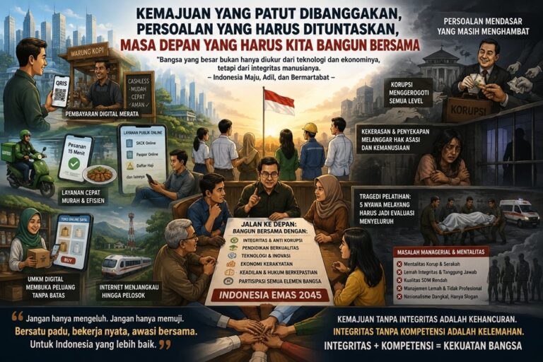 Menatap Indonesia di Antara Lompatan Digitalisasi dan Kenyataan Pahit Krisis Kemanusiaan serta Sistemik