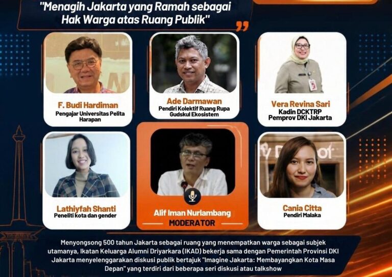 Alumni Driyarkara Ajak Warga Bayangkan Jakarta yang Ramah dan Inklusif